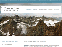 Tablet Screenshot of dr-euler.at